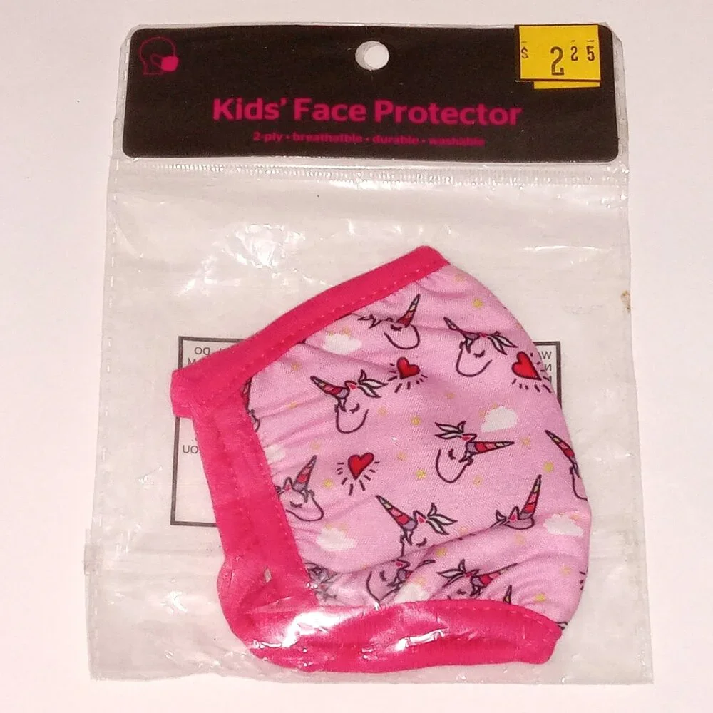 Kids Unicorn Face Mask